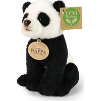 Rappa Plyšová panda sedící 15 cm ECO-FRIENDLY