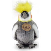 Rappa Plyšový papoušek korela chocholatá 18 cm ECO-FRIENDLY