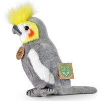 Rappa Plyšový papoušek korela chocholatá 18 cm ECO-FRIENDLY