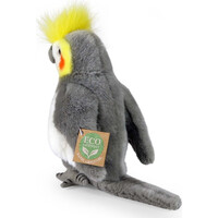 Rappa Plyšový papoušek korela chocholatá 18 cm ECO-FRIENDLY
