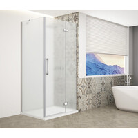 Gelco TRINITY CHROME obdélníkový sprchový kout 1000x900mm, matné sklo, pravé GT5690-10MR-CH