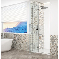 Gelco TRINITY CHROME sprchové dveře do niky 1000mm, čiré sklo, levé GT1210CL-CH