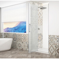 Gelco TRINITY CHROME sprchové dveře do niky 800mm, matné sklo, levé GT1280ML-CH