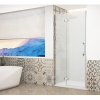 Gelco TRINITY CHROME sprchové dveře do niky 800mm, matné sklo, levé GT1280ML-CH