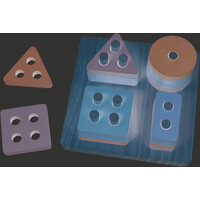 2Kids Toys Nasazování Barevné tvary