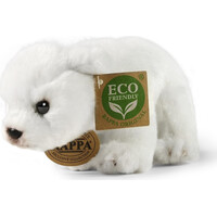 Rappa Plyšový medvěd lední stojící 19 cm ECO-FRIENDLY