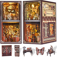 2Kids Toys 3D skládačka Zarážka na knihy Miniatura domečku Dům sběratele motýlů
