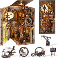 2Kids Toys 3D skládačka Zarážka na knihy Miniatura domečku Strýčkovo skladiště