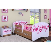 Dětská postel se šuplíkem 180x90cm FALL IN LOVE