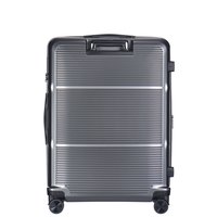 Moderní cestovní kufry VIENNA - světle šedé