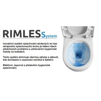 Závěsné WC LUCIO RIMLESS