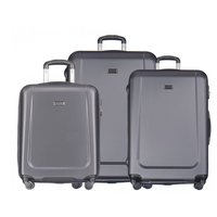 Moderní cestovní kufry IBIZA - šedé