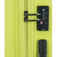 Moderní cestovní kufry ACAPULCO - limetkové