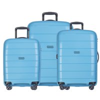 Moderní cestovní kufry MADAGASKAR - světle modré