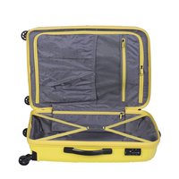 Moderní cestovní kufry MADAGASKAR - žluté