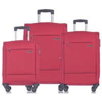Moderní cestovní kufry PARMA - červené