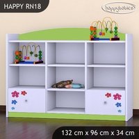 Dětský úložný regál DELFÍN - TYP 18 - NÍZKÝ