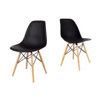 kuchyňská designová židle řady MODELINO - černá 4