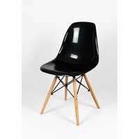 kuchyňská designová židle řady MODELINO - černá s bublinami 4
