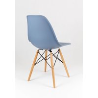 kuchyňská designová židle řady MODELINO - holubí šedá 2