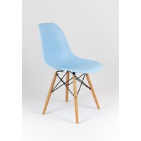 kuchyňská designová židle řady MODELINO - nebesky modrá 3