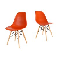 kuchyňská designová židle řady MODELINO - pomerančová 4