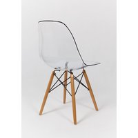 Kuchyňská designová židle MODELINO - ledová čirá 2