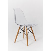 Kuchyňská designová židle MODELINO - ledová čirá 3