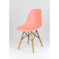 kuchyňská designová židle řady MODELINO - světle růžová 1
