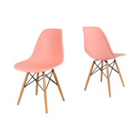kuchyňská designová židle řady MODELINO - světle růžová 4