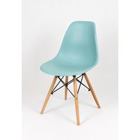 kuchyňská designová židle řady MODELINO - tyrkysová 1