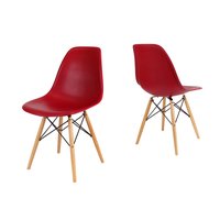kuchyňská designová židle řady MODELINO - višňová 4