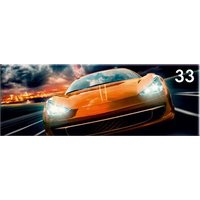 Obraz na plátně PANORAMA SPEEDYCAR - vzor 33