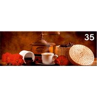 Obraz na plátně PANORAMA CAFE - vzor 35