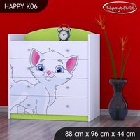 Dětská komoda KOČIČKA - TYP 6