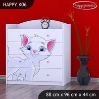 Dětská komoda KOČIČKA - TYP 6