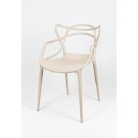 Designová židle ROMA - béžová