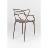 Designová židle ROMA - hnědá