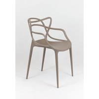 Designová židle ROMA - hnědá