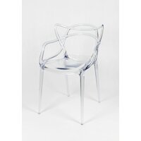 Designová židle ROMA - ledová čirá