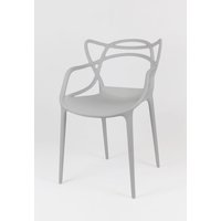 Designová židle ROMA - světle šedá