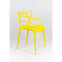Designová židle ROMA - žlutá