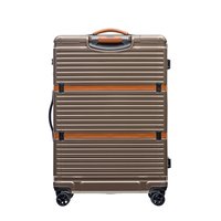 Moderní cestovní kufry OXFORD - hnědé
