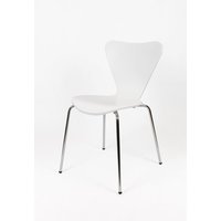 Designová židle BERGAMO - bílá - TYP G