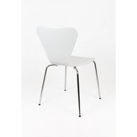 Designová židle BERGAMO - bílá - TYP G