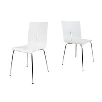 Designová židle BERGAMO - bílá - TYP H