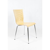 Designová židle BERGAMO - přírodní - TYP A