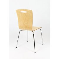 Designová židle BERGAMO - přírodní - TYP B