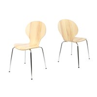 Designová židle BERGAMO - světle hnědá - TYP D