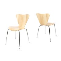Designová židle BERGAMO - světle hnědá - TYP G